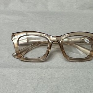 Unlisted Women's Transparent Brown Glasses +1.50 🆕